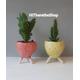 The Strawberry Collection - Ceramic, succulent pot, cactus pot, plant pot, home studio pottery, home decor, outdoor planter. Garden decor.