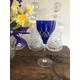 John Walsh Antique Hock Wine Colbolt Blue Glass Hock Wine c1930