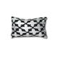 Cushion Covers, Black Decorative Ikat Cushions Cover Pillow, 30 x 50 cm