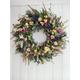 Handmade natural dried flower wreath MADE TO ORDER 30/40/50cm in diameter. Wall or door decoration.Natural product custom made to order.