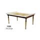 Unique Coffee table in gold and white manuscript, french style exclusive design furniture for your home, english fireplace: YORK