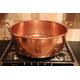 Copper Jam Pan. HUGE Dovetailed Seamed 19th Century Victorian HAND MADE Copper Jam / Cream Settling Pan. c1850