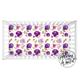 Crib Sheet Purple Floral, Baby Girl Bedding, Fitted Crib Sheet, Floral Crib Sheet, Floral Nursery Decor, Purple Flowers, Jersey Knit Sheet