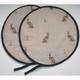 Aga Hob Lid Covers Pair of Hartley Hare Kitchen Hotplate Mats Pads Set Rabbits Surface Saver Topper Decorative With Loop Brown Bunny Rabbit