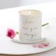 Personalised Glow Through Love You Candle