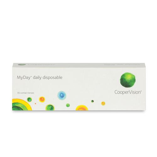 CooperVision MyDay (30er Packung) Tageslinsen (4 dpt & BC 8.4) mit UV-Schutz