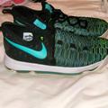 Nike Shoes | Nike Kd Zoom Tennis Shoes Size Men's 7 | Color: Blue/Green | Size: 7