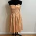 Anthropologie Dresses | Anthropologie Dress | Color: Orange/White | Size: 4