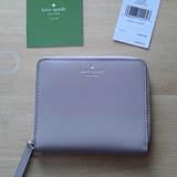 Kate Spade Accessories | Kate Spade New York Wallet Darci Wright Place Almondine Nwt Original Tag $139.00 | Color: Gray | Size: Os