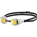 arena Unisex Wettkampf Schwimmbrille Airspeed Mirror, Größe - in Weiß