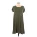Old Navy Casual Dress - A-Line: Green Print Dresses - Women's Size X-Small