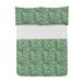 East Urban Home Microfiber Reversible Coverlet/Bedspread Set Microfiber in Green/White | King Bedspread + 2 Shams | Wayfair