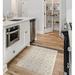 White 0.08 x 24 W in Kitchen Mat - East Urban Home Floral Ivory/Cream Area Rug | 0.08 H x 24 W in | Wayfair 38360EF07F24451384B1944DA91EFA16