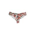 OVS Swimsuit Bottoms: White Floral Swimwear - Women's Size 40