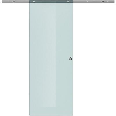 Glasschiebetür Schiebetür Glastür Zimmertür Mattglas 775 / 900 / 1025 x 2050 mm - Homcom Image