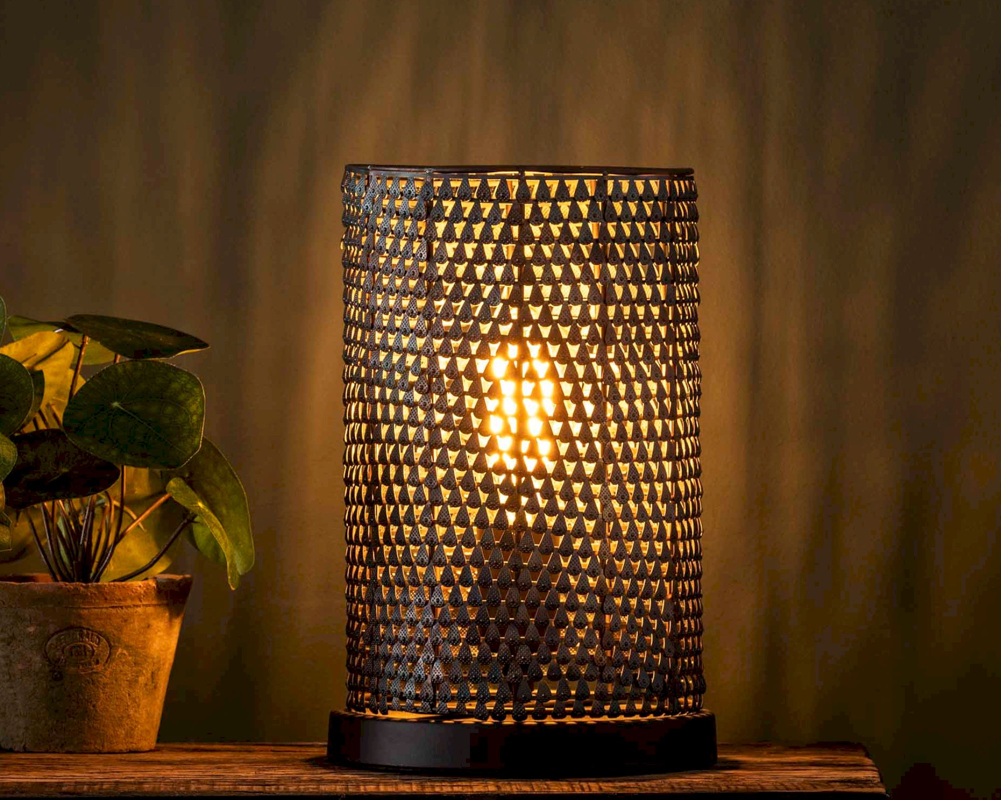 designline »Armour« Tischlampe Metall Image