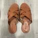 Madewell Shoes | Madewell Crisscross Leather Sandal 8 1/2 | Color: Tan | Size: 8.5