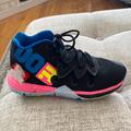 Nike Shoes | Kid Shoes Size 13 Little Kid Pink,Black,Blue And Yellow Nike Kyrie | Color: Black/Pink | Size: 13g