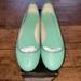 J. Crew Shoes | Jcrew Italian Leather Ballet Flats | Color: Green | Size: 7.5