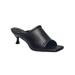 Women's Candice Open Toe Heeled Mule by French Connection in Black (Size 8 1/2 M)
