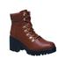 Women's Pixie Combat Boot by C&C California in Cognac (Size 6 1/2 M)