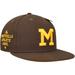 Men's Physical Culture Brown Monticello Athletic Association Black Fives Fitted Hat