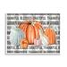 Stupell Industries Thankful Grateful Blessed Gray Plaid Farm Pumpkins - Painting Canvas in Black/Gray/Orange | 14 H x 11 W x 1.5 D in | Wayfair