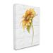 Stupell Industries Blooming Garden Sunflower Yellow Floral Country Pattern - Painting Canvas in Green/Yellow | 20 H x 16 W x 1.5 D in | Wayfair