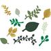 Teacher Created Resources Paper Leaves in Green | 26 H x 6.5 W x 0.39 D in | Wayfair TCR8557-3