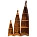 Longshore Tides Keokuk 78.7" H X 23.7" W 13.8" D BOAT Wood in Brown | 78.74 H x 23.62 W x 13.78 D in | Wayfair 2F9484292FC146D7B1448335FAD312B4