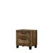 Loon Peak® Modern Contemporary Home Bed Room Utility Night Stand Rustic Oak Finish Wood in Brown | 23 H x 22 W x 15 D in | Wayfair