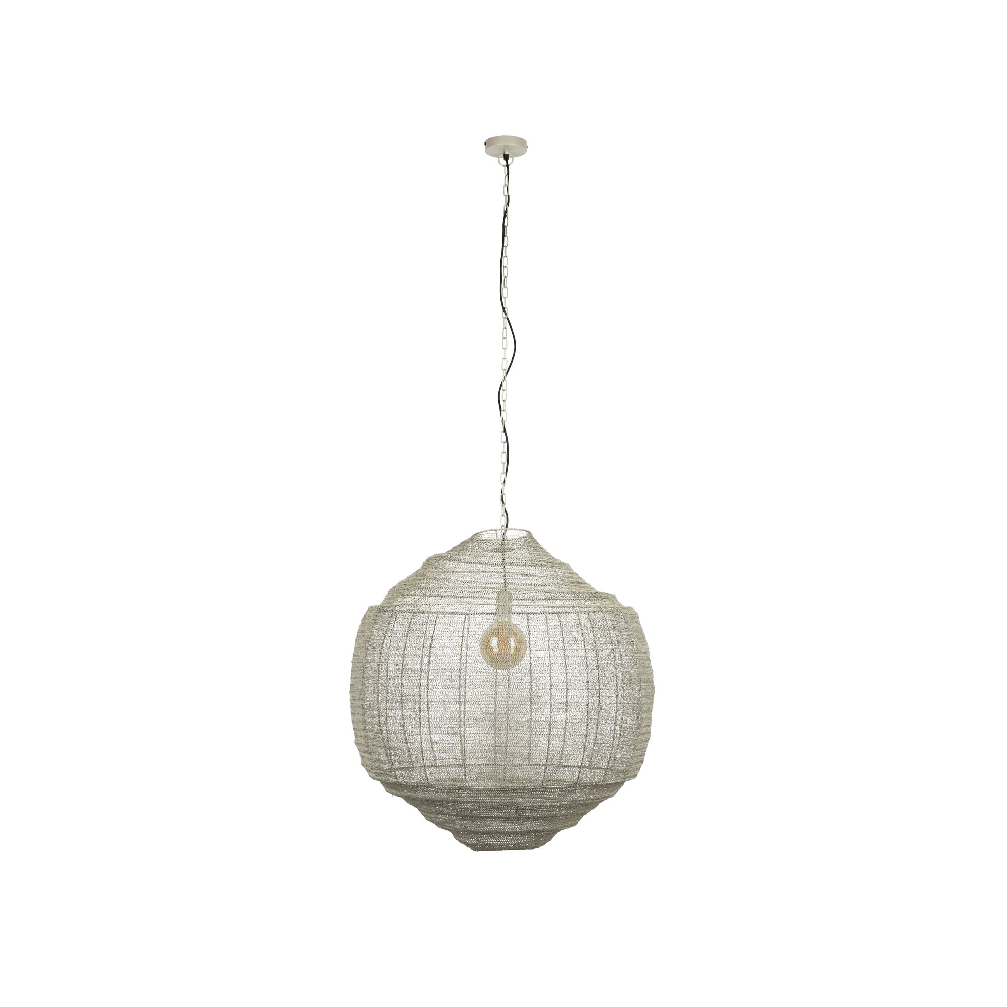 designline »Meezan XL« Pendelleuchte sand grey ca. 77 cm
