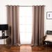 Aurora Home Antique Silver Grommet Top Thermal Insulated Blackout Curtain Panel Pair