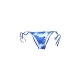 Sunny Co Clothing Swimsuit Bottoms: Blue Print Swimwear - Women's Size Medium