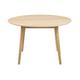 Table ronde en bois clair L120