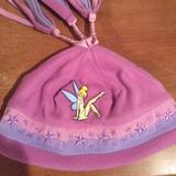 Disney Accessories | Girls Authentic Walt Disney World Parks Purple Tinker Bell Fleece Hat Size Youth | Color: Purple | Size: Youth