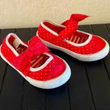 Disney Shoes | Disney Mini Mouse Shoes 7/8 Toddler Girl | Color: Red/White | Size: 8g