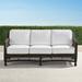 Hampton Sofa in Black Walnut Finish - Rain Dune, Standard - Frontgate