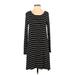 Old Navy Casual Dress - A-Line: Black Print Dresses - Women's Size Small