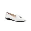 Women's Liz Tassel Loafer by Trotters in White (Size 9 1/2 M)