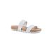 Women's Cliffs Truly Slide Sandal by Cliffs in White Smooth (Size 6 1/2 M)