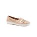 Wide Width Women's Rory Flat by Trotters in Nude Gold (Size 11 W)