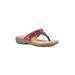 Women's Cliffs Bailee Thong Sandal by Cliffs in Red Woven (Size 6 1/2 M)