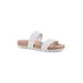 Women's Cliffs Truly Slide Sandal by Cliffs in White Smooth (Size 7 1/2 M)