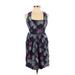 Kimchi Blue Casual Dress: Blue Batik Dresses - Women's Size 4