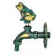 LHTCZZB Mixer Tap Solid Brass Faucet Antirust Leakproof Cold Resistant Sunscreen Valve Single Cold Animal Mop Pool Washing Machine Tap Garden Balcony Patio Outside Frog Decorative Water N, Bronze