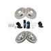 2015-2020 Acura TLX Front and Rear Brake Pad and Rotor Kit - TRQ BKA16226