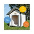 Niche Chien en bois moderne de haute qualite bella 221 Taille m 78 x 87 x 82 cm