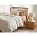 Coyuchi Noe Beige Organic Standard Cotton Reversible Duvet Cover Cotton in White | King | Wayfair 1024832