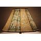 Dual Pride in dual color- Floor Lamp Shade Large | Hand Painted Leather Lampshade